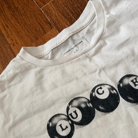Urban Outfitters White Lucky Baby Tee - Picture 3 of 3